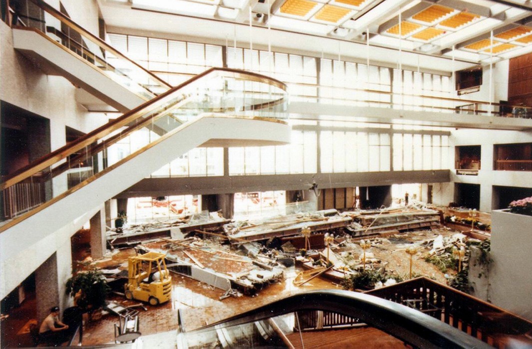 Design Of The Hyatt Regency Hotel Walkway