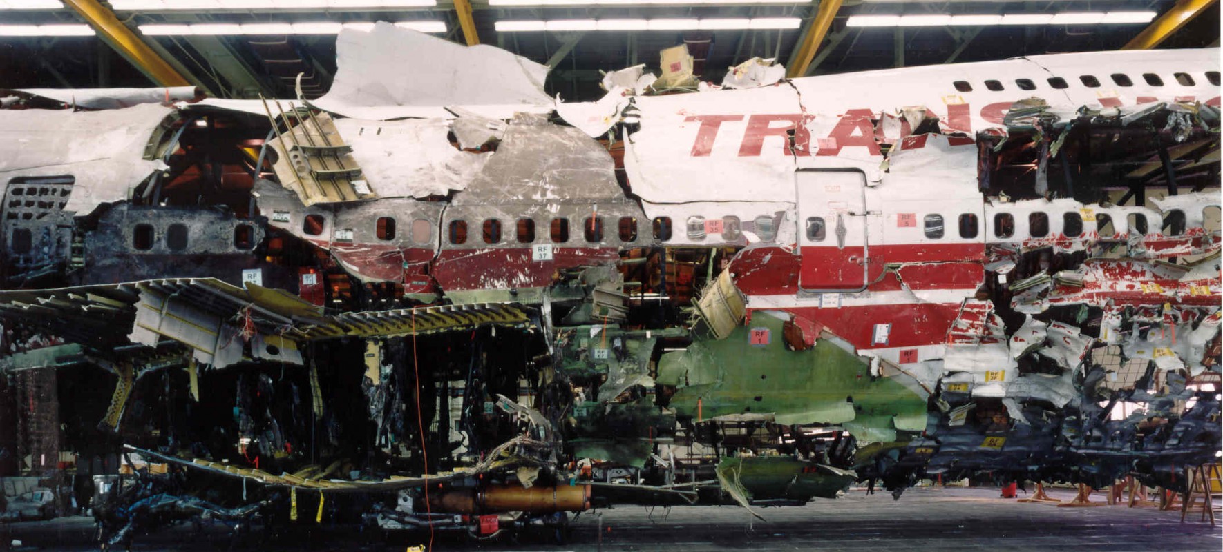 TWA Flight 800 crash: Inside look at plane's wreckage