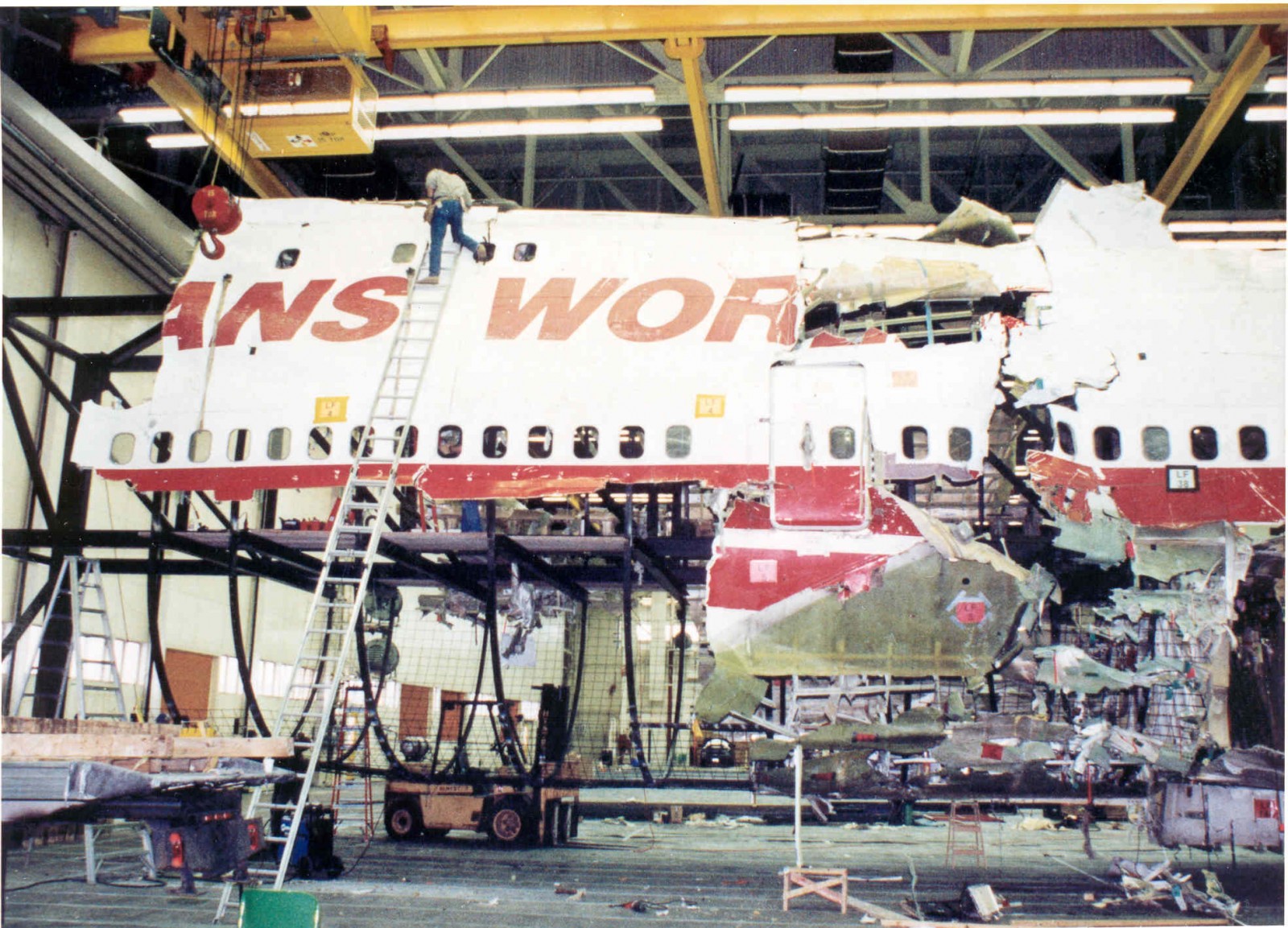 NTSB's TWA Flight 800 Reconstruction to be Decommissioned